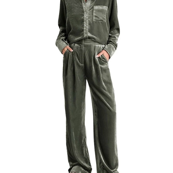 Splendid Irene Velvet Coordinating Trousers Pants. Soft, beautiful, comfortable - Picture 3 of 9